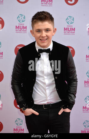 Nicholas McDonald arriving at Tesco Mum of the Year Awards, celebrating Britain's most inspirational mothers, at The Savoy Hotel, Strand in central London. Stock Photo