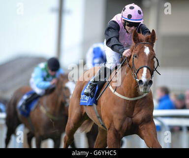 Great Minds ridden by Wayne Lordan wins The Trinity Racing Society Handicap during Irish Lincolnshire/Lodge Park Stud Park Express Stakes Day at Curragh Racecourse, County Kildare. Stock Photo