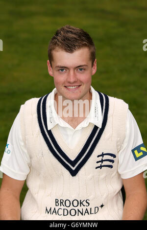 Cricket - 2014 Middlesex CCC Media Day - Lord's Cricket Ground. Tom Helm, Middlesex Stock Photo