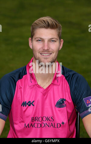 Cricket - 2014 Middlesex CCC Media Day - Lord's Cricket Ground. Ollie Raynor, Middlesex Stock Photo