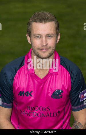 Cricket - 2014 Middlesex CCC Media Day - Lord's Cricket Ground. Gareth Berg, Middlesex Stock Photo