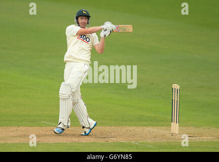 Cricket - LV= County Championship - Division One - Nottinghamshire v Lancashire - Trent Bridge. Nottinghamshire's Riki Wessels during the LV=County Championship, Division One match at Trent Bridge, Nottingham. Stock Photo