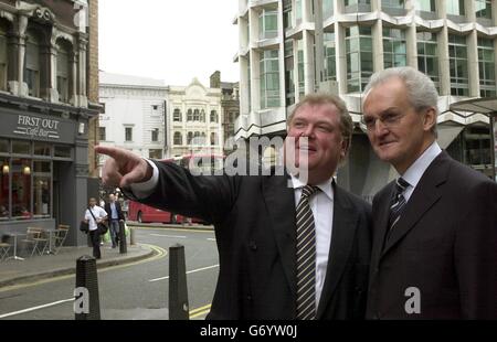 Digby Jones and John Sunderland Stock Photo