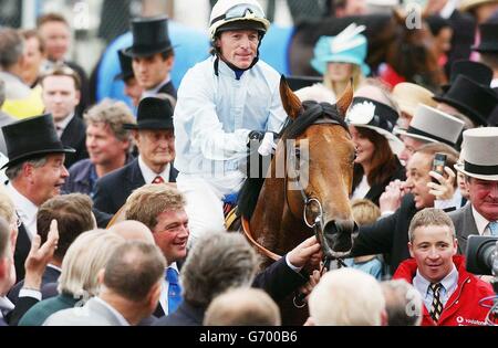 EPSOM DERBY RACE Stock Photo