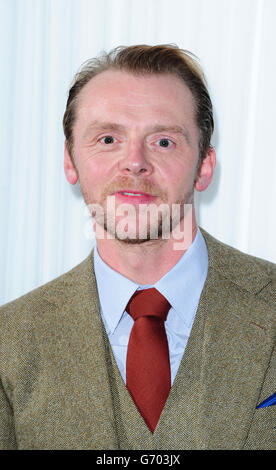 Simon Pegg attending the Empire Magazine Film Awards held at the Grosvenor Hotel in London. Stock Photo