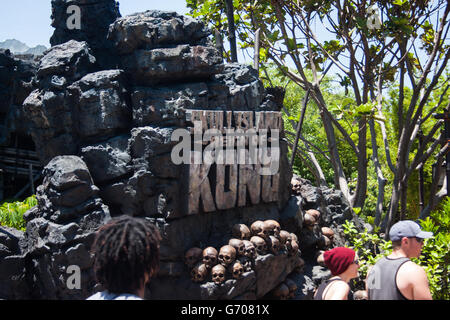 Skull Island Reign of Kong - Universal Studios Orlando, FL Stock Photo