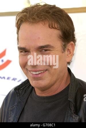 Actor Billy Bob Thornton poses for photographers during a photocall to promote his new film 'Bad Santa' at the American Pavillion during the 57th Cannes film Festival in France. Stock Photo