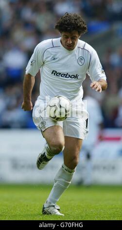 Bolton Wanderers Ivan Campo in action, during the match between Bolton and Fulham. Stock Photo