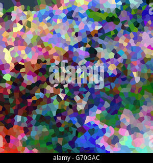 Abstract coloring background of the pastels gradient,with visual wave  and crystallize effects Stock Photo