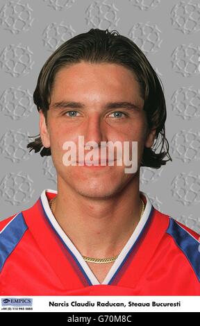 Steaua Bucuresti Team GrouprRESTRICTED SYNDICATION OF UCL  PORTRAITS.rSTRICTLY Stock Photo - Alamy