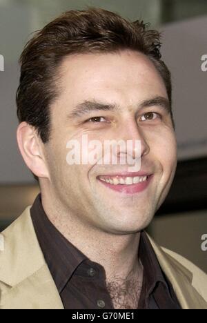 David Walliams arrives for the UK premiere of Harry Potter And The Prisoner of Azkaban at the Odeon Leicester Square in Central London, the third film from author JK Rowling's series of books on the boy wizard. Stock Photo