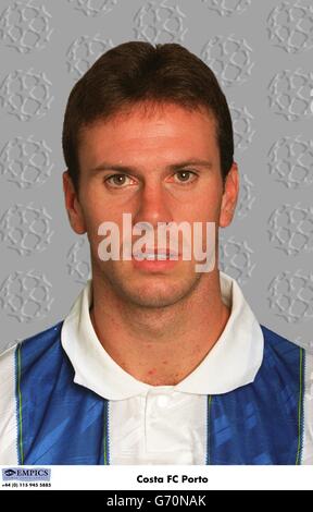 Joao Costa FC Porto. UEFA Champions League 1996/7 - Soccer. Stock Photo