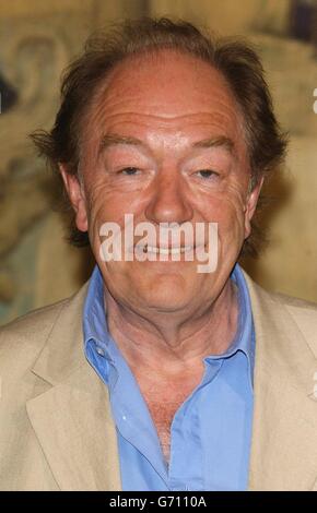 Sir Michael Gambon (who plays Albus Dumbledore) poses for photographers during a photocall to promote the new Harry Potter movie 'Harry Potter and the Prisoner of Azkaban' at The Gladstone Library in central London. Stock Photo