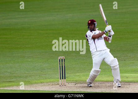 Cricket - LV= County Championship - Division One - Nottinghamshire v Northamptonshire - Day Two - Trent Bridge Stock Photo