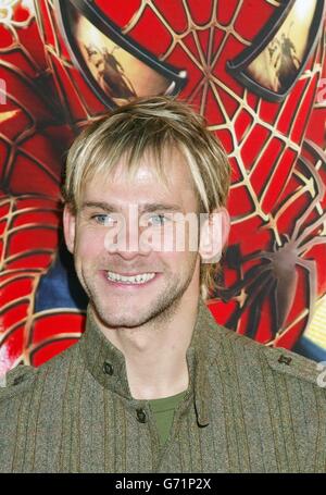 Actor Dominic Monaghan arrives for the premiere of Spider-man 2, held at the Mann Village theatre, Los Angeles. Stock Photo