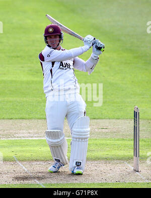 Cricket - LV= County Championship - Division One - Nottinghamshire v Northamptonshire - Day Two - Trent Bridge Stock Photo