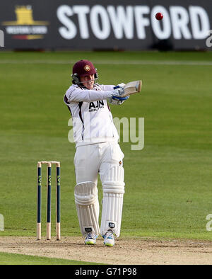 Cricket - LV= County Championship - Division One - Nottinghamshire v Northamptonshire - Day Two - Trent Bridge Stock Photo