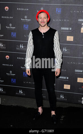 Will Young attending the first Battersea Power Station Annual Party at Battersea Power Station, London. Stock Photo