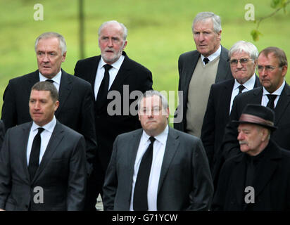 Sandy Jardine funeral Stock Photo