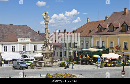 Main square in Weitra, Waldviertel Region, Lower Austria, Austria, Europe Stock Photo