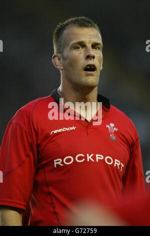 Photo Ancienne Rugby : Gareth Llewellyn (Pays De Galles) En Action Années 90