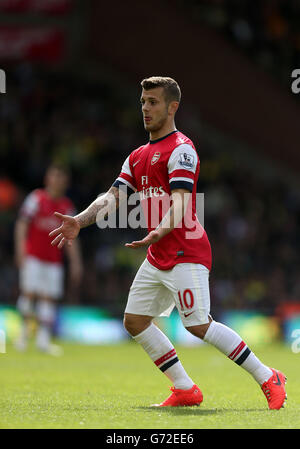 Soccer - Barclays Premier League - Norwich City v Arsenal - Carrow Road Stock Photo