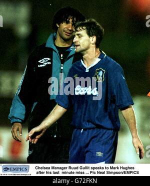 90s Football on X: Ruud Gullit and Mark Hughes at Chelsea.   / X