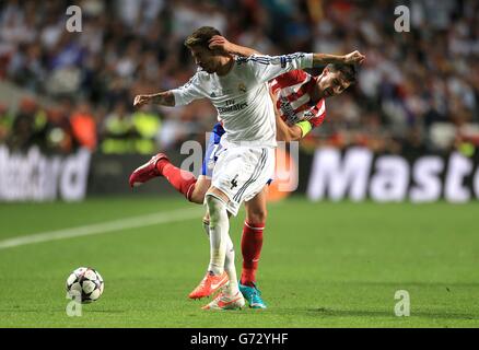 Soccer - UEFA Champions League - Final - Real Madrid v Atletico Madrid - Estadio Da Luz Stock Photo