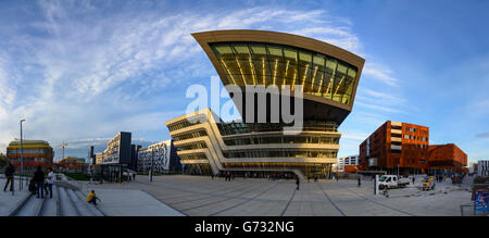 Campus WU Vienna University of Economics : Library & Learning Center ( LC ), Wien, Vienna, Austria, Wien, 02. Stock Photo