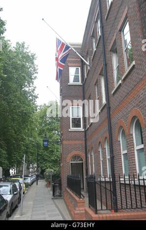 Firefighters deaths Bethnal Green Stock Photo