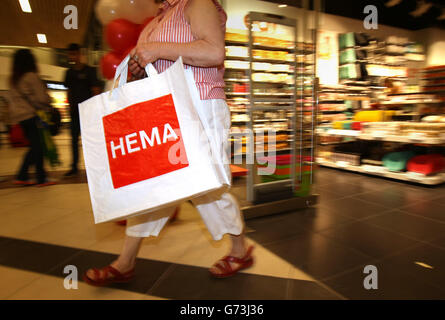 The UK's first Hema shop opens Stock Photo