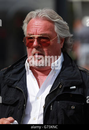 Former F1 World Champion Keke Rosberg during the 2014 Monaco Grand Prix at the Circuit de Monaco, Monte Carlo, Monaco. Stock Photo