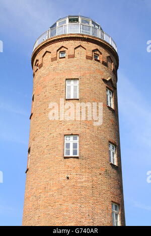 Cape Arkona lighthouse tower on the island Rugen. Germany Stock Photo