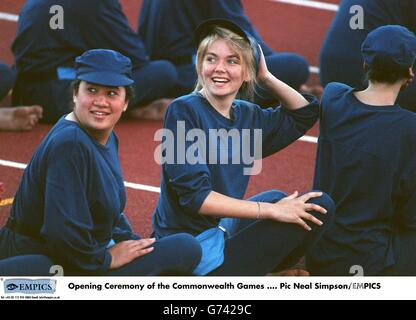 14th Commonwealth Games - Auckland 1990 - New Zealand. Opening Ceremony of the Commonwealth Games Stock Photo