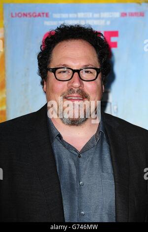 Jon Favreau arriving for the European Premiere of Chef, at the The Backyard Market, Old Truman Brewery, Brick Lane, London. Stock Photo