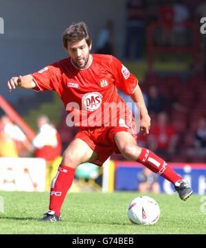 Bristol City's Tommy Doherty in action during their Coca-Cola League One match at Ashton Gate, Bristol. NO UNOFFICIAL CLUB WEBSITE USE. Stock Photo