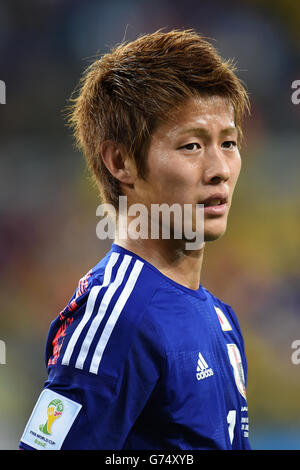 Soccer - FIFA World Cup 2014 - Group C - Japan v Colombia - Arena Pantanal. Yoichiro Kakitani, Japan Stock Photo