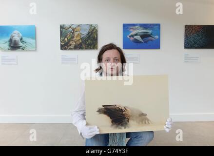 Wildlife Photographer of the Year Exhibition - Dublin. s Docklands, Dublin. Stock Photo