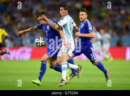 Soccer - FIFA World Cup 2014 - Group F - Argentina v Bosnia and Herzegovina - Maracana Stock Photo