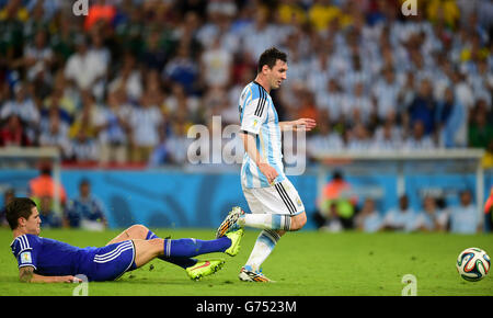 Soccer - FIFA World Cup 2014 - Group F - Argentina v Bosnia and Herzegovina - Maracana Stock Photo