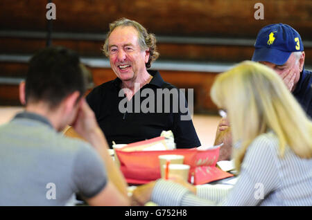 Eric Idle seen on the first day of rehearsals in London, for their new show Monty Python Live (mostly) which is on at the O2 Arena in London on July 1-5, 15, 16, 18-20. Stock Photo