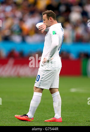 Soccer - FIFA World Cup 2014 - Group D - Uruguay v England - Estadio Do Sao Paulo. Wayne Rooney, England Stock Photo