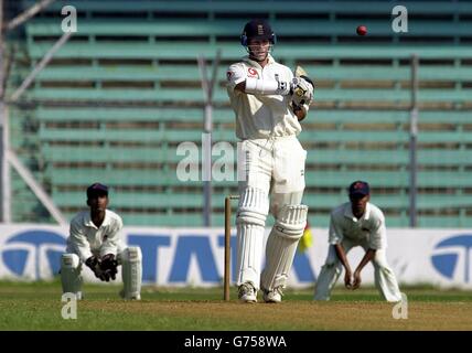 England V Mumbai in Bombay Stock Photo