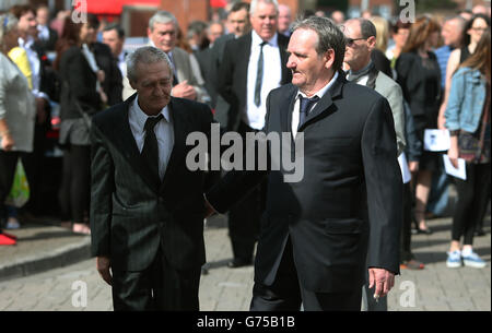 Gerry Conlon funeral Stock Photo