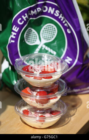 Tennis - 2014 Wimbledon Championships - Day Five - The All England Lawn Tennis and Croquet Club Stock Photo