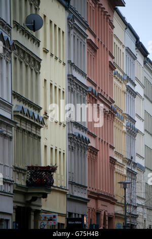 Hausfassaden, Berlin-Mitte. Stock Photo