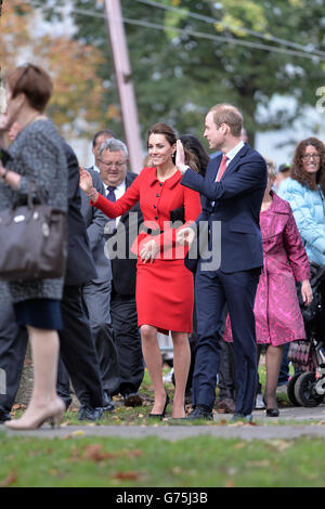 Kate Middleton, the Duchess of Cambrige, seen during day eight of the official royal tour of Australia and New Zealand. Stock Photo