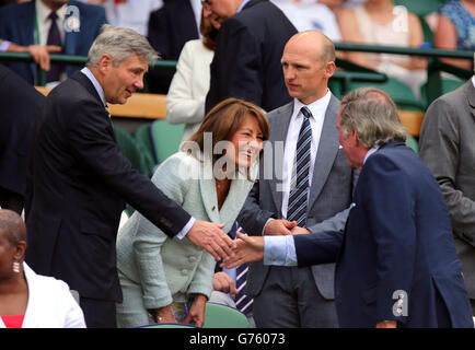 Tennis - 2014 Wimbledon Championships - Day Five - The All England Lawn Tennis and Croquet Club Stock Photo