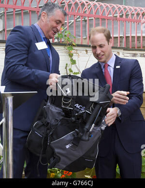 Royal visit to the British Sub-Aqua Club Stock Photo - Alamy