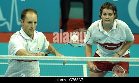 Archer and Goode - Badminton Doubles Stock Photo